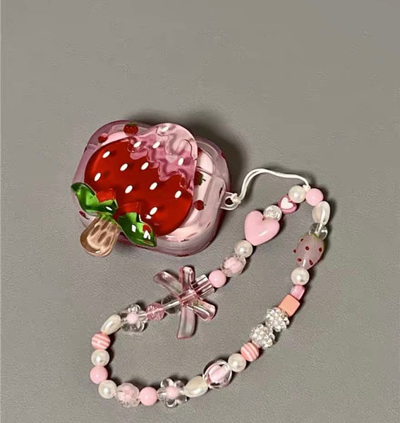 Strawberry Airpods Case For Iphone PN6744