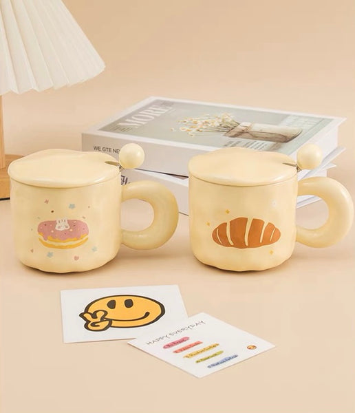 Kawaii Bread Mug PN7134