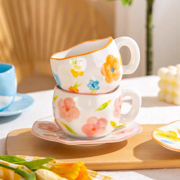 Fashion Coffee Cup Plate Set PN7216
