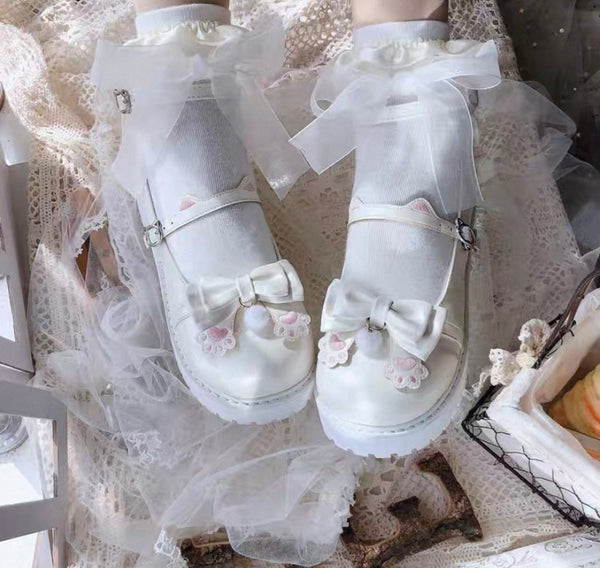 New Lolita Cat Paws Shoes PN3611