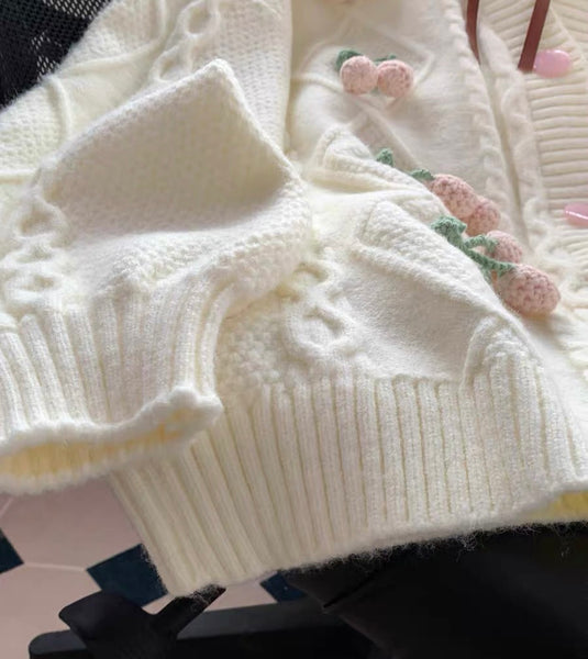 Pretty Strawberry Sweater Coat PN7333