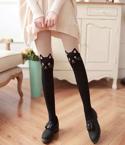 Cute Cat Tights Socks PN7269