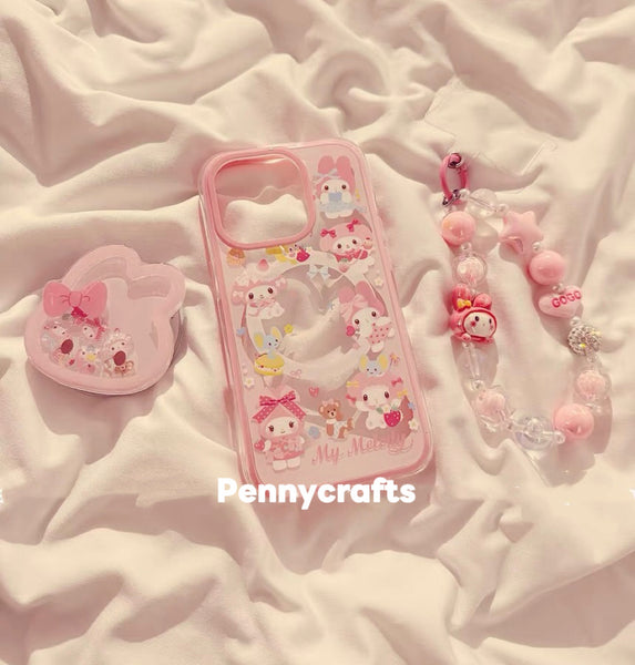 Kawaii Phone Case for iPhone 13/13pro/13pro max/14/14pro/14pro max/15/15pro/15pro max/16/16pro/16pro max/17/17pro/17pro max/ PN7267