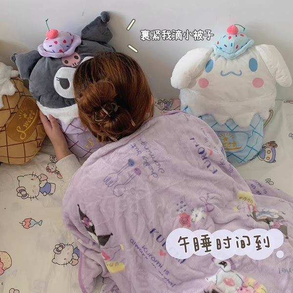 Cute Soft Pillow And Blanket PN7225