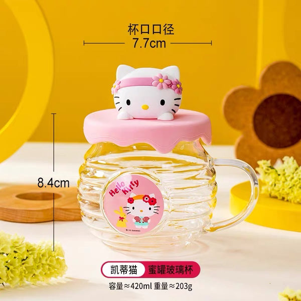 Cartoon Anime Glass Water Cups PN7264