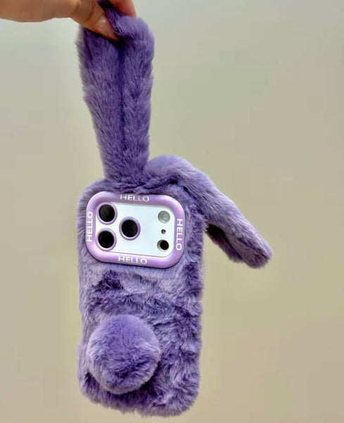 Cute Rabbit Phone Case for iPhone 11/12/12pro/12pro max/13/13pro/13pro max/14/14pro/14plus/14pro max/15/15pro/15plus/15pro max/16/16pro/16pro max/17/17pro/17pro max/17air PN7289
