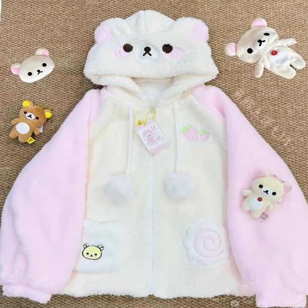 Lolita Bear And Strawberry Coat PN7232