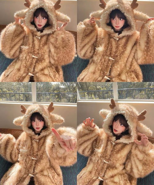 Fashion Deer Soft Coat PN7320