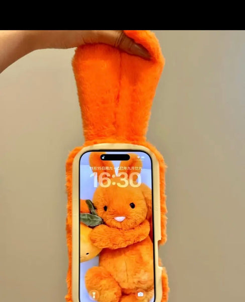 Cute Rabbit Phone Case for iPhone 11/12/12pro/12pro max/13/13pro/13pro max/14/14pro/14plus/14pro max/15/15pro/15plus/15pro max/16/16pro/16pro max/17/17pro/17pro max/17air PN7289
