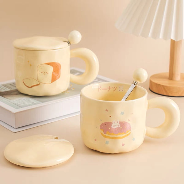 Kawaii Bread Mug PN7134
