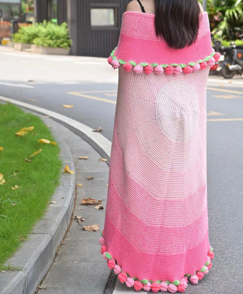 Pretty Rose Handmade Blanket Pn7194