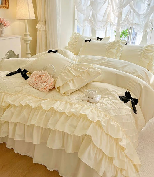Pretty Bowknot Bedding Set PN7186