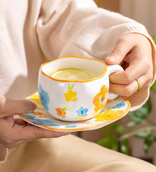 Fashion Coffee Cup Plate Set PN7216