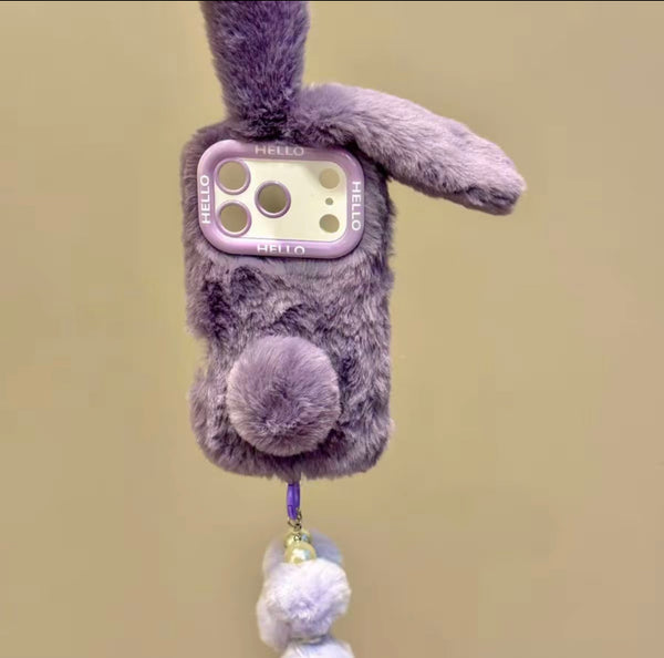 Cute Rabbit Phone Case for iPhone 11/12/12pro/12pro max/13/13pro/13pro max/14/14pro/14plus/14pro max/15/15pro/15plus/15pro max/16/16pro/16pro max/17/17pro/17pro max/17air PN7289