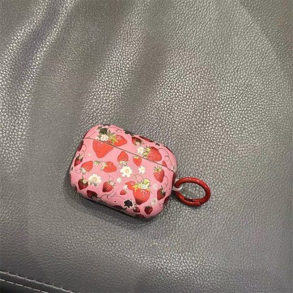 Kawaii Strawberry Airpods Case For Iphone PN7399