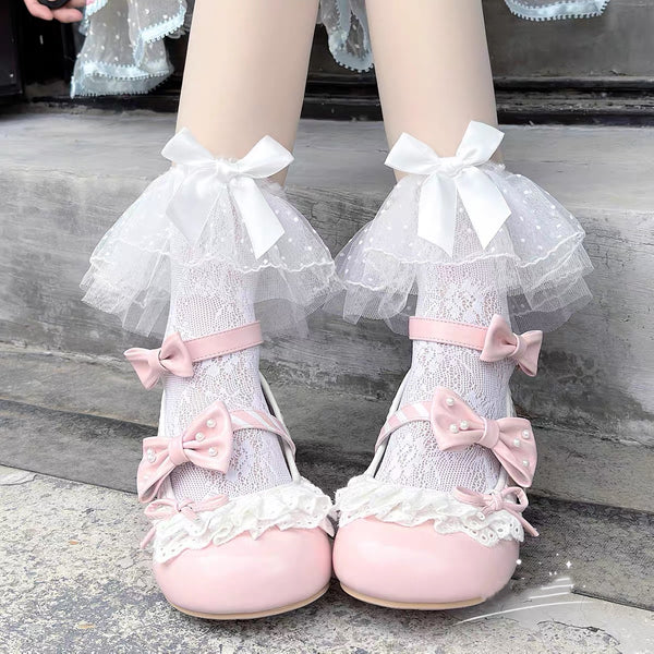 Kawaii Bowknot Socks PN7390