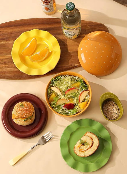Kawaii Hamburger Tableware Set  PN7127