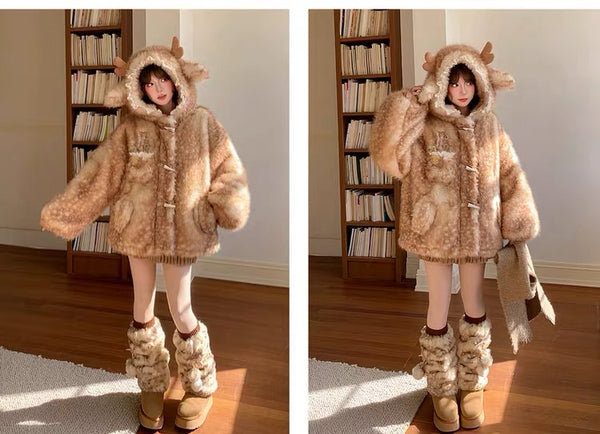 Fashion Deer Soft Coat PN7320