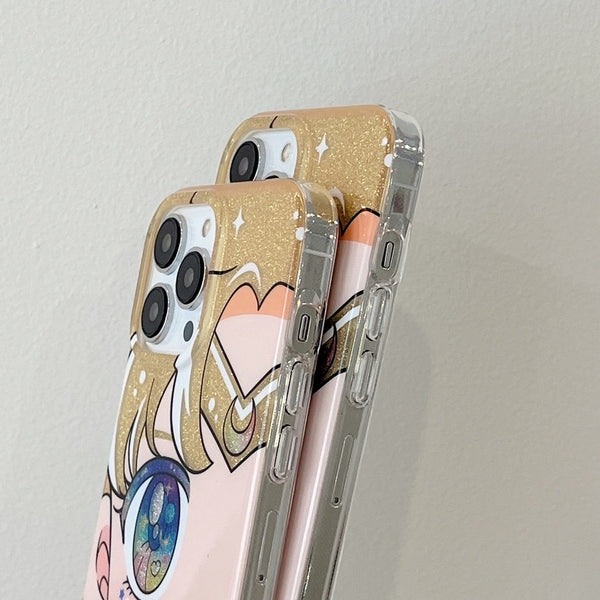 Kawaii Sailormoon Phone Case for iPhone 11/12/12pro/12pro max/13/13pro/13pro max/14/14pro/14pro max/15/15pro/15pro max PN6416