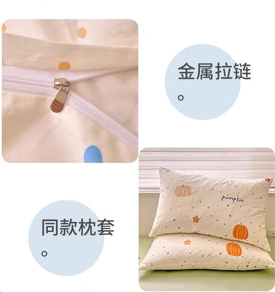 Kawaii Pumpkin Bedding Set PN7383