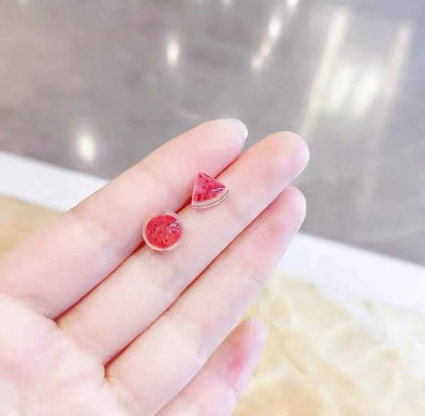 Cute Watermelon Earrings/Clips PN7377