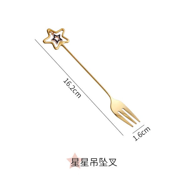 Heart Star Spoons And Forks PN7188