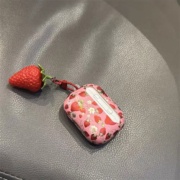 Kawaii Strawberry Airpods Case For Iphone PN7399