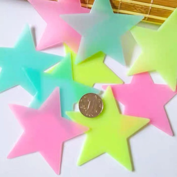 Pretty Fluorescent Star Stickers PN7166