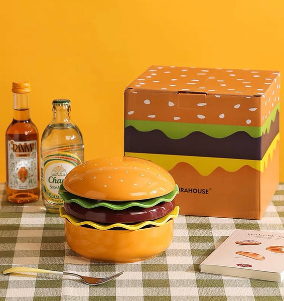 Kawaii Hamburger Tableware Set  PN7127
