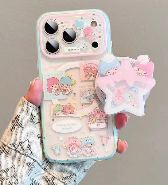 Kawaii Phone Case for iPhone 13/14/14pro/14pro max/15/15pro/15pro max/16/16pro/16pro max/17/17pro/17pro max/ PN7257