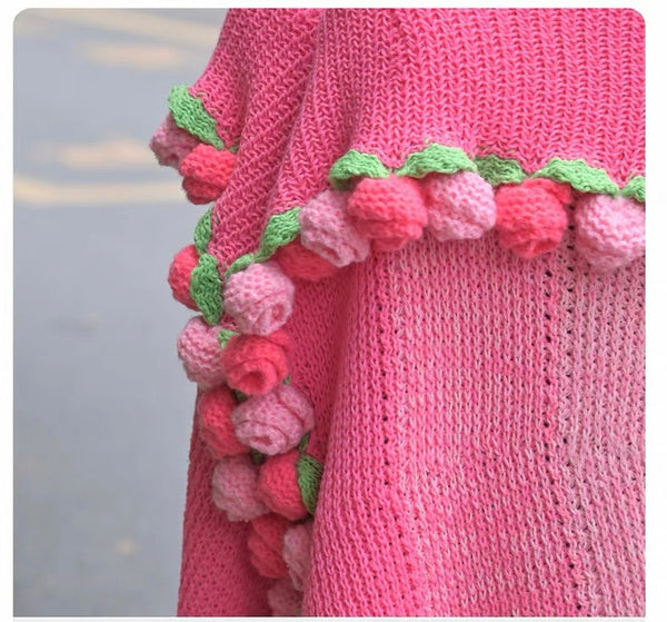 Pretty Rose Handmade Blanket Pn7194