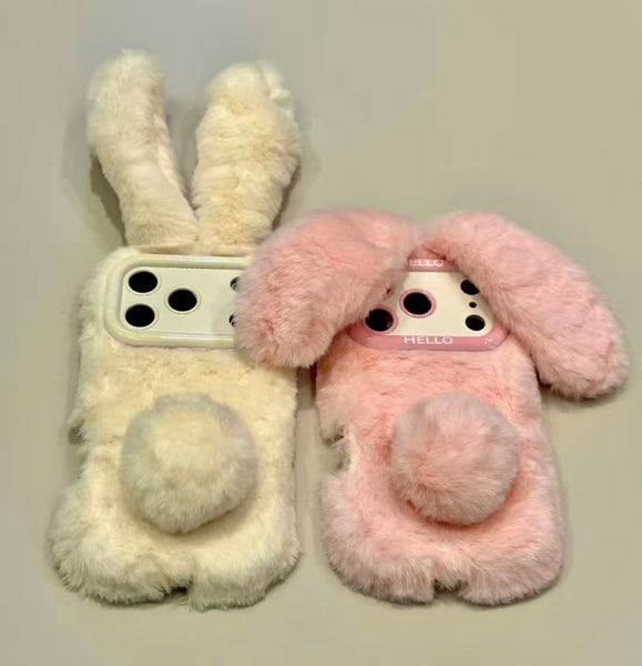 Cute Rabbit Phone Case for iPhone 11/12/12pro/12pro max/13/13pro/13pro max/14/14pro/14pro max/15/15pro/15pro max/16/16pro/16pro max/17/17pro/17pro max/17air PN7291
