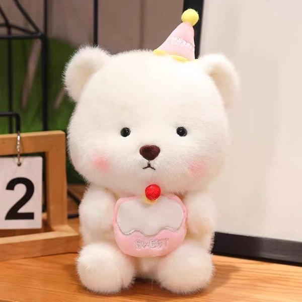 Kawaii Cake Bear Plush Toy PN7221