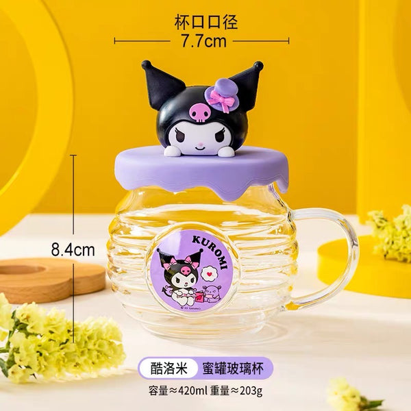 Cartoon Anime Glass Water Cups PN7264