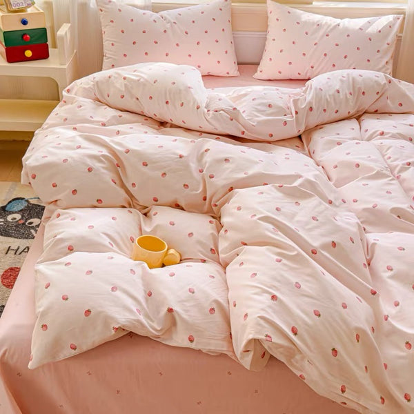 Lovely Strawberry Bedding Set PN7382