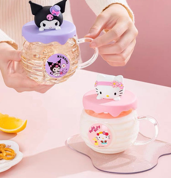 Cartoon Anime Glass Water Cups PN7264