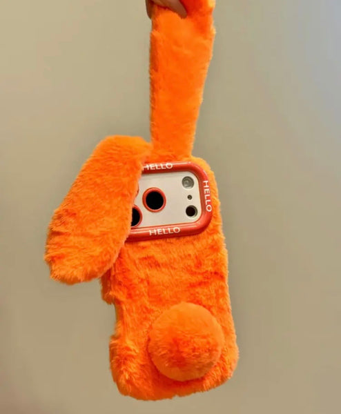 Cute Rabbit Phone Case for iPhone 11/12/12pro/12pro max/13/13pro/13pro max/14/14pro/14plus/14pro max/15/15pro/15plus/15pro max/16/16pro/16pro max/17/17pro/17pro max/17air PN7289