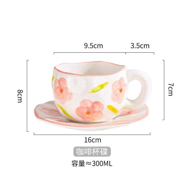 Fashion Coffee Cup Plate Set PN7216