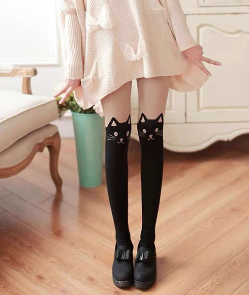 Cute Cat Tights Socks PN7269