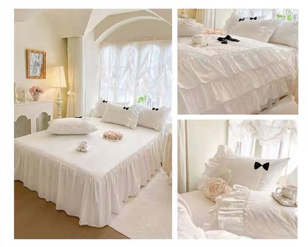 Pretty Bowknot Bedding Set PN7186