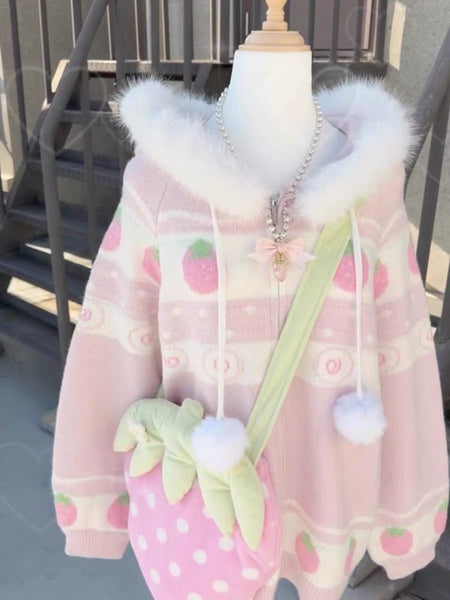 Kawaii Strawberry Coat PN7259