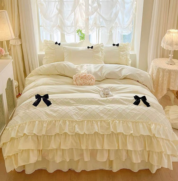 Pretty Bowknot Bedding Set PN7186