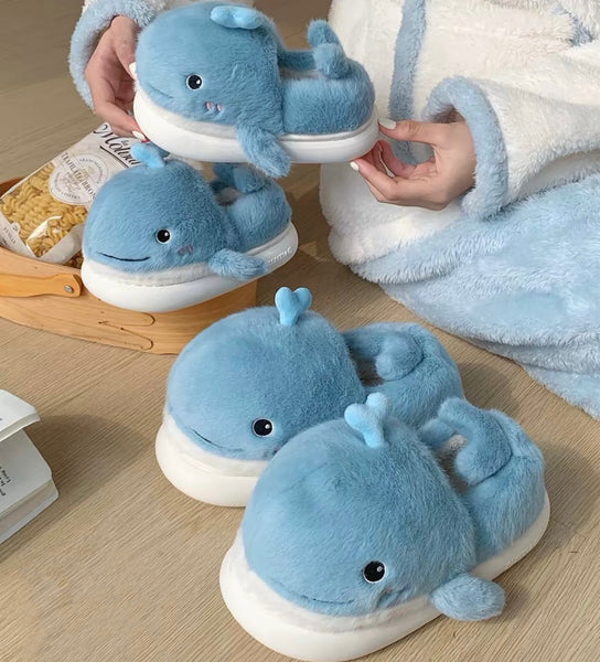 Cute Whale Parent-child Slippers PN7279