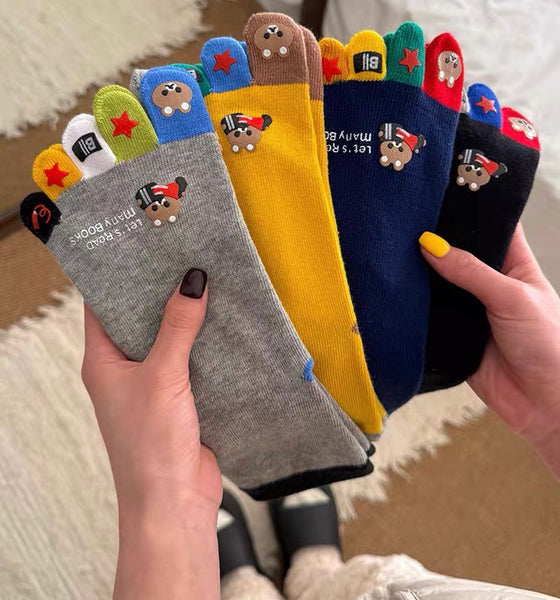 Cute Bear Fingers Socks PN7158