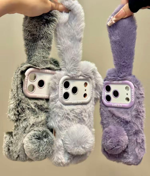 Cute Rabbit Phone Case for iPhone 11/12/12pro/12pro max/13/13pro/13pro max/14/14pro/14plus/14pro max/15/15pro/15plus/15pro max/16/16pro/16pro max/17/17pro/17pro max/17air PN7289