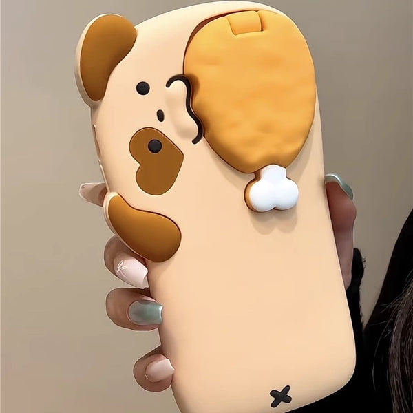 Kawaii Dog Phone Case for iPhone 12pro max/13/13pro/13pro max/14/14pro/14pro max/15/15pro/15pro max/16/16pro/16pro max PN7246