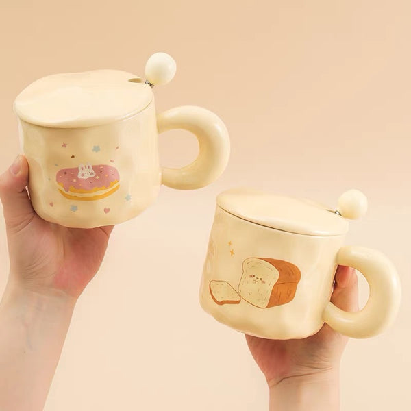 Kawaii Bread Mug PN7134