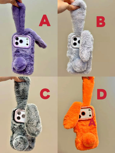 Cute Rabbit Phone Case for iPhone 11/12/12pro/12pro max/13/13pro/13pro max/14/14pro/14plus/14pro max/15/15pro/15plus/15pro max/16/16pro/16pro max/17/17pro/17pro max/17air PN7289
