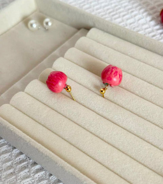 Cute Apple Earrings/Clips PN7376