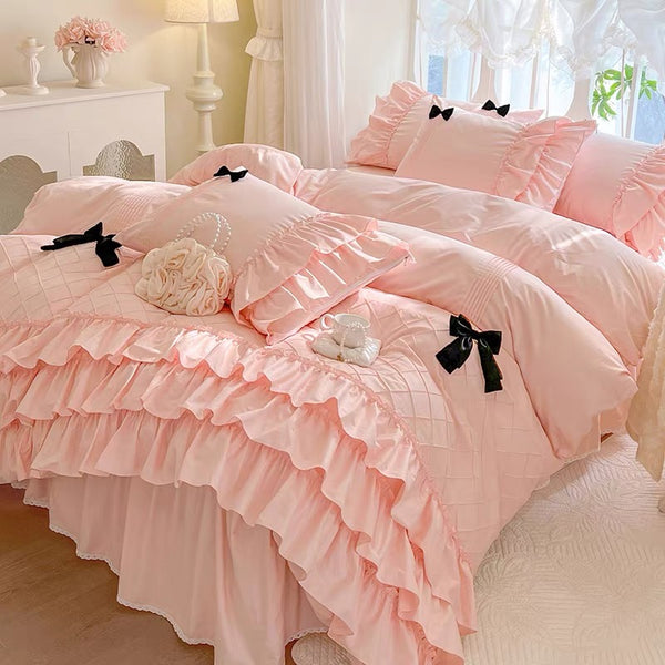 Pretty Bowknot Bedding Set PN7186